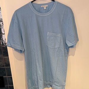 James Perse Sky Blue Short Sleeve Tee